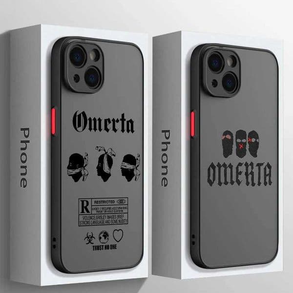 Omertas Maes phone case suitable for 16 15 14 13 12 11 Mini Pro Max X XR XSMax 7 8 6 6s Plus matte back coverXJ250321