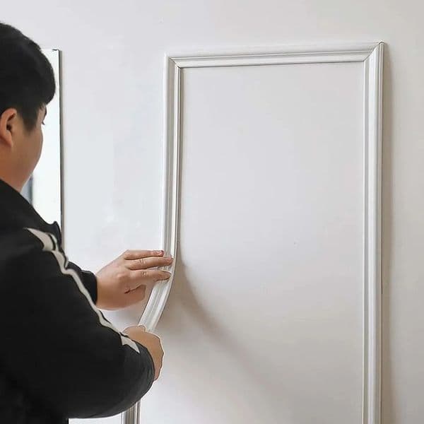 2M Soft Wall Decorative Line Selfadhesive Skirting Strips Tile Stickers Anticollision Moulding 250318