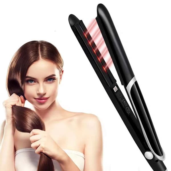 Infrared fast heating straightener professional ion ceramic electrical stone plate Ptc straightener 250319