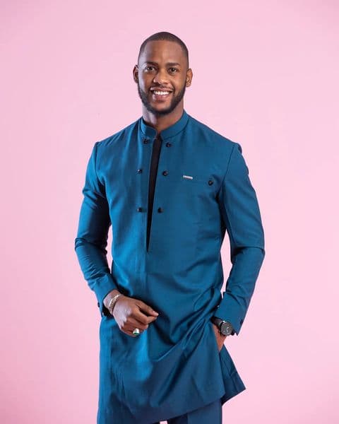 Mens Traditional African Outfits y Trends Costumes Suit With Buttons Complete Print 2 Piece Clothing 250321