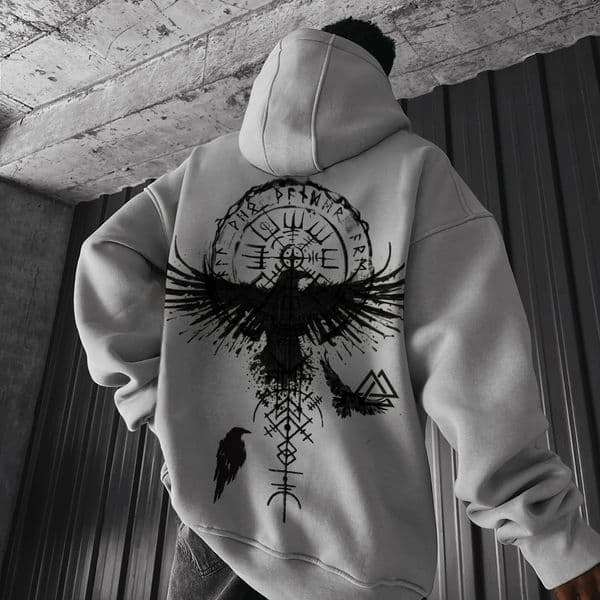 Hoodie mens sportswear round neck hooded shirt fashion printed top bottom suitable for autumn wear 250321BANJIA