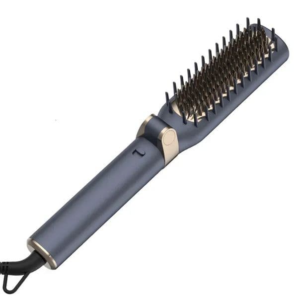 Foldable Straight Hair Comb Dual Use for Curling and Straightening Temperature Regulating Negative Ion Curling Hair Comb 250319
