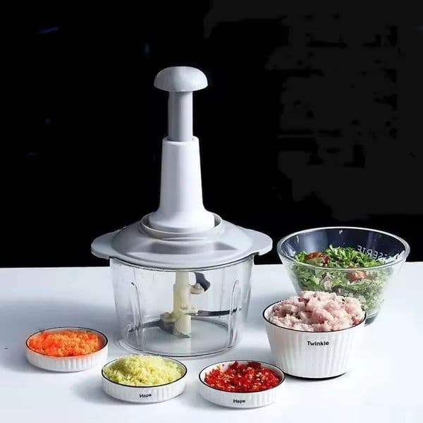 Manual Vegetable Mincers Press Type Household Garlic Meat Cutter Grinders Whisk Stirre Kitchen Food Chopper Vegetable Chopper 250314