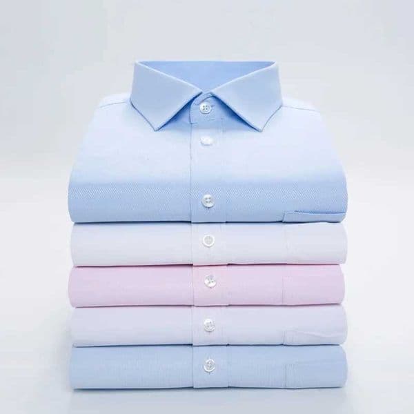 New cotton mens classic long sleeved dress with casual pockets suitable for formal business work offices casual buttons white social shirt X250324
