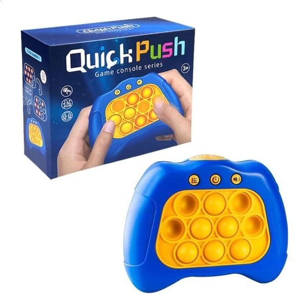 Decompression Toy Childrens Quickpush Game Machine Anti Pressure Toy Sound Toy Pop Push Bubble Fidget Toys Multi Mode Combat Game Console 230928