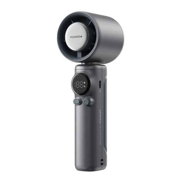 100 speed handheld fan with stepless wind regulation 4000mAh battery for rapid cooling with ice pack LED battery indicator Z250324