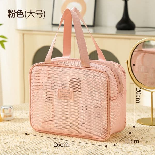 AX9-Cosmetic bag niche design large capacity small floral storage portable quilted cotton cloth cute flowers