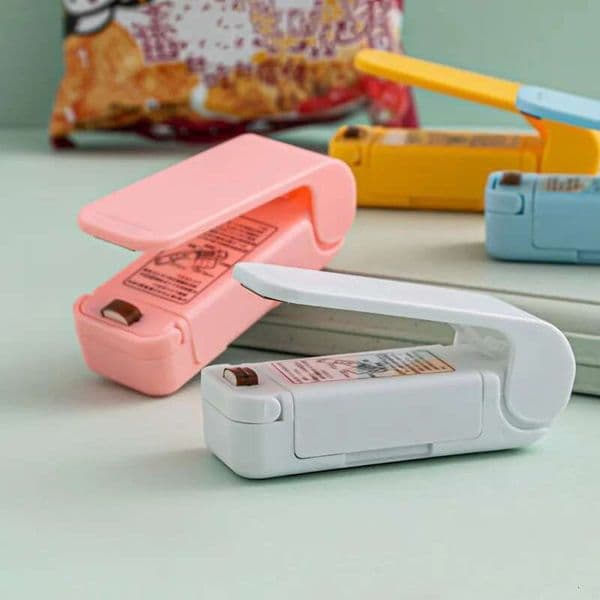 Mini Heat Packaging Sealer Portable Plastic Bag Clip hine Food Storage Seal Snack Seag Kitchen Gadgets