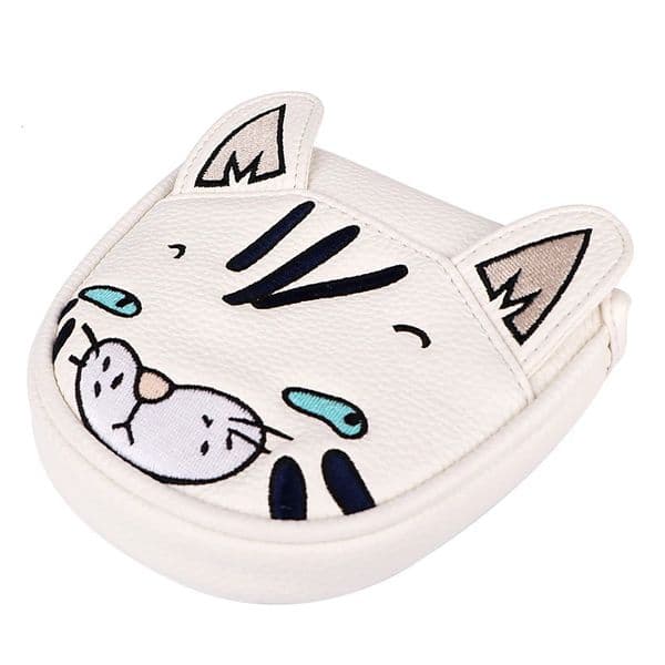 2026 outdoor New Golf Headcover Cat Head Cover For Driver Fairway Hybrid Putter PU Leather Protector Magnetic Closure Free Shipping