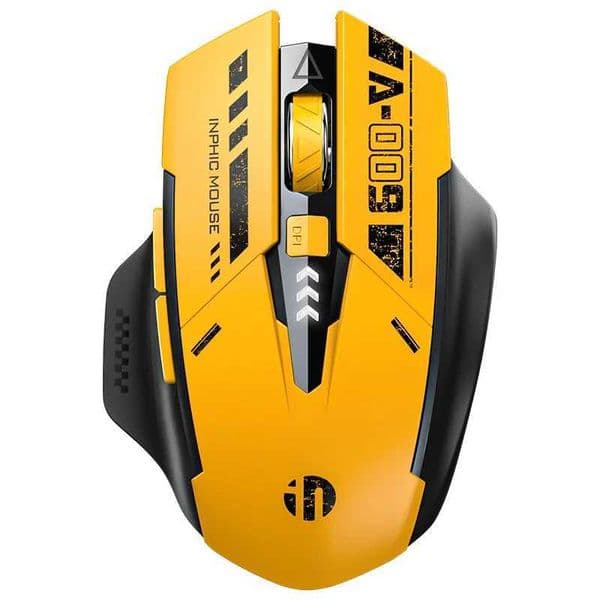 Inphic A9 2.4G BT wireless silent mouse mecha style mechanical feel for PC gamer office laptop accessories Ma M250325