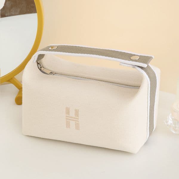 2026 New Canvas Storage Bag for Travel Portable Cosmetic Toiletry Organizer 26Y0119