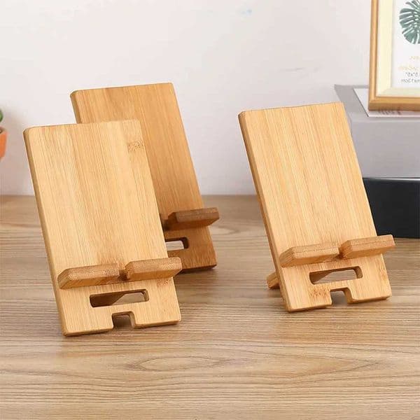 Lazy desktop tablet stand universal phone port phone stand wooden stand suitable for 15 iPadsXJ250326