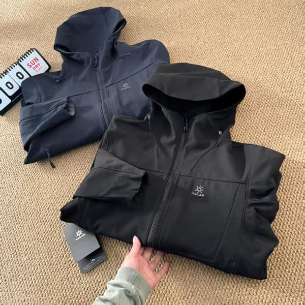KAILAS M8iC Men's Jacket for Sports Outdoor Climbing Hiking Windproof Water-Repellent Warm Breathablein Fleece Soft Shell with Zipper