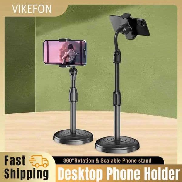 Desktop phone stand with adjustable 360 rotation lazy phone real-time stand with adjustable installation suitable for smartphone standXJ250326
