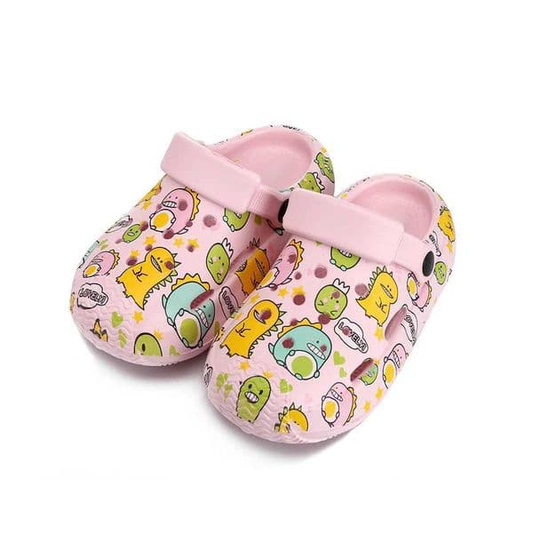 Summer childrens cute cartoon printed hole shoes with soft and non slip slider sandals suitable for boys and girls fashionable beach flip cover X250327