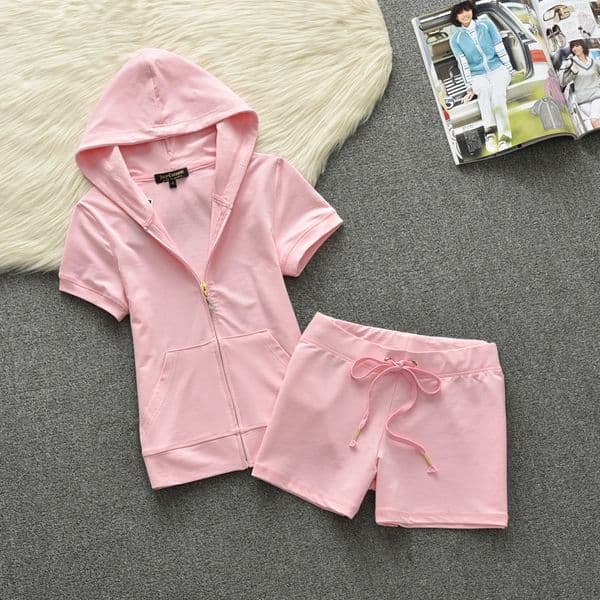 Velvet womens clothing short skirt set sewing hoodie and shorts Met 2piece 250311BANJIA