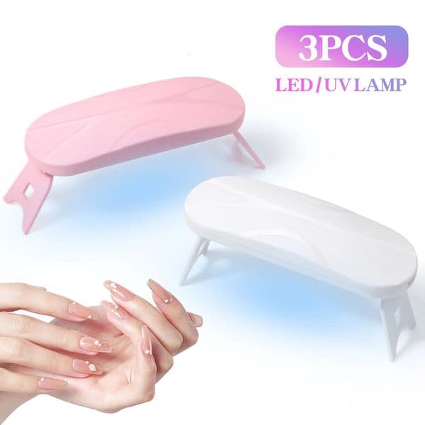 YIKOOLIN Foldable Mouse Light Nail Lamp Machine Mini LED Used for Home Salon Tools Professional Potherapy 250325