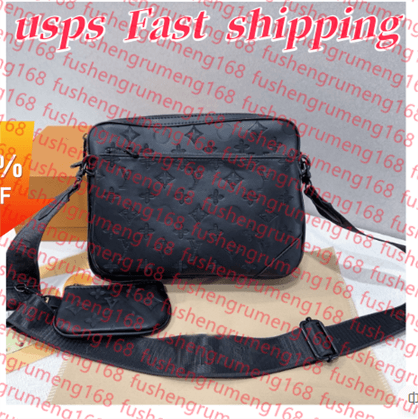 High Quality Designer bags mens womens POCHETTE TRIO Cross Body Wallets Leather tote bag Patchwork handbag shoulder bags Totes Purse louise