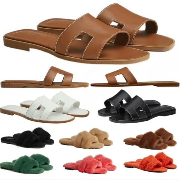 Summer Beach Designer Women's Flat Fashion Word Colourful Outer Wear One Slippers Size 34-41