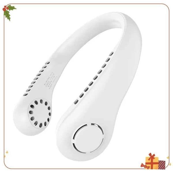 Portable hands-free neck fan flameless charging 3-speed air cooler battery life and high-speed outdoor sports travel X250329