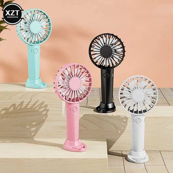 Desktop fan mini handheld fan portable USB charging fan desktop fan student dormitory fan X250329