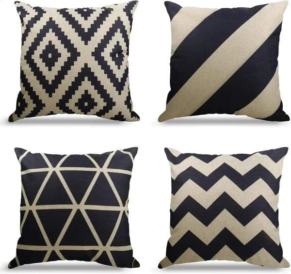 Sofa Cushion Cover Sofa Decorative Pillowcase Outdoor Linen Decorative Throw Pillow Cover Suitable for Bedroom Sofa Bed 250325