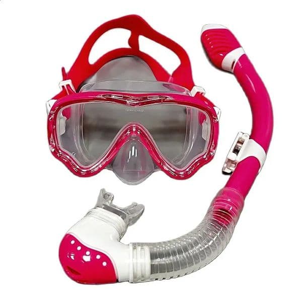 professional inflatable diving mask and goggles tube set for children unisex version 250321