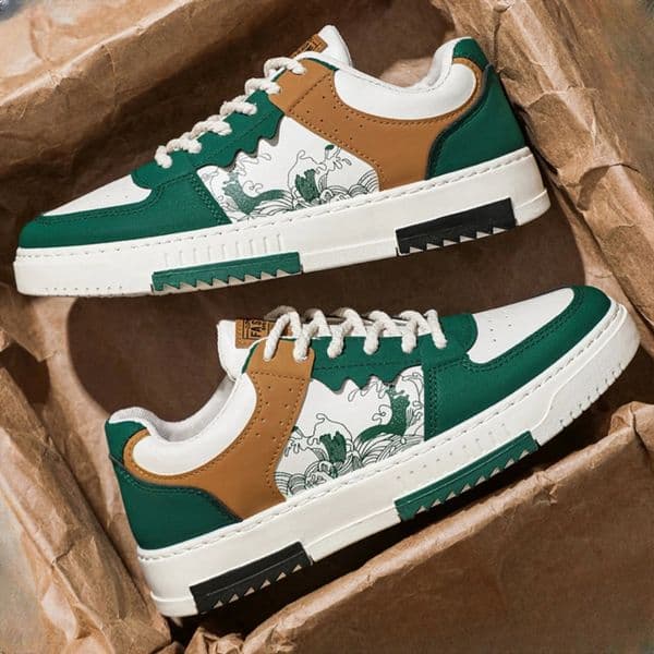 Mens canvas shoes mens board shoes with breathable shoes trend shoes Korean version casual shoes mens leather shoes 250326BJ