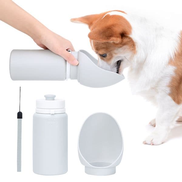 Outdoor portable travel foldable kettle, dog walking water dispenser, pet supplies