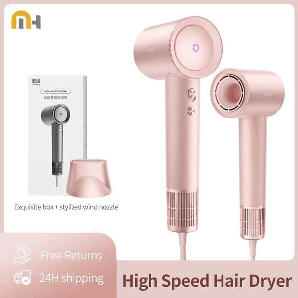 High speed electric hair dryer 1600W adjustable temperature professional low-noise fast drying anion hair dryer Z250401