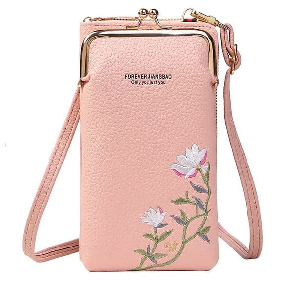 2025S New Free Shipping Designer Bag Womens Long Embroidered Mobile Phone Bag Female Shoulder Straps Handbag Crossbody Bag Ladies Wallet Coin Purses Cards Holder