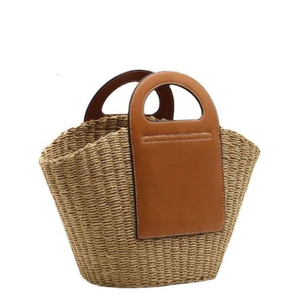 New Style Hand-Held Straw Fashion Woven Women's Bag Hand For Women Designer Bags Bolsos Mujer 2023 Tendecia