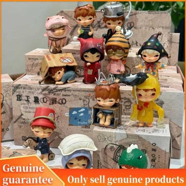 Hirono Echo Series Blind Box Fashion Toy Surprise Mystery Box Kaii Decorative Childrens Toy Birthday Gift Y250630