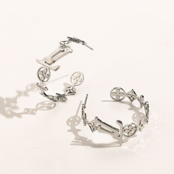 20 Style Hoop Earrings Designer Brand Letter Stud Earring Luxury Earrings Women Jewelry Accessories Wedding Party Gift