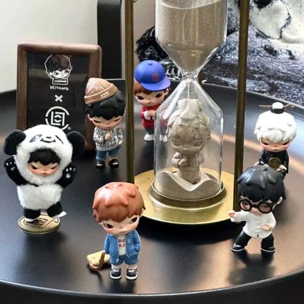 2026 New 8Cm Hirono X Clot Mystery Box Fashion Ono Kung Fu Toys Cute Desktop Decoration Series Handmade Festival Boys Gift W250602 Designer