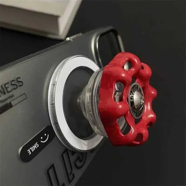 Magnetic folding valve shaped phone holder ring holder pocket holder phone handle phone accessories M250504