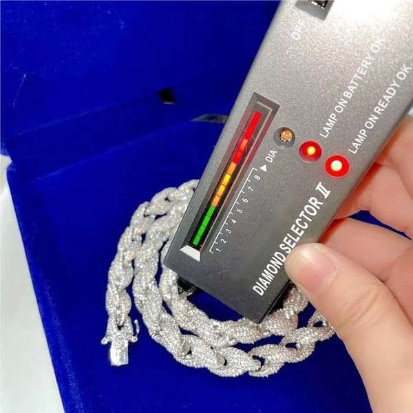 Hip Hop S Sier VVS D Color Moissanite Bracelet Necklace Men Jewelry Cuban Link Iced Out Tennis Rope Chain Free delivery
