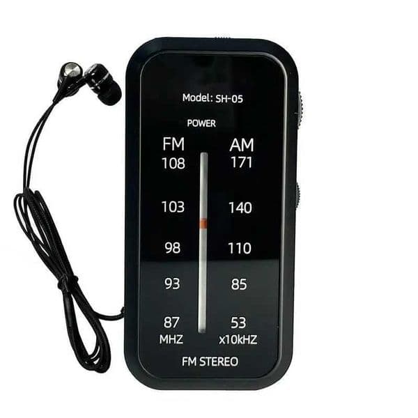Pocket FM stereo radio battery powered shortwave FM radio portable weather radio stereo transistor radio X250505