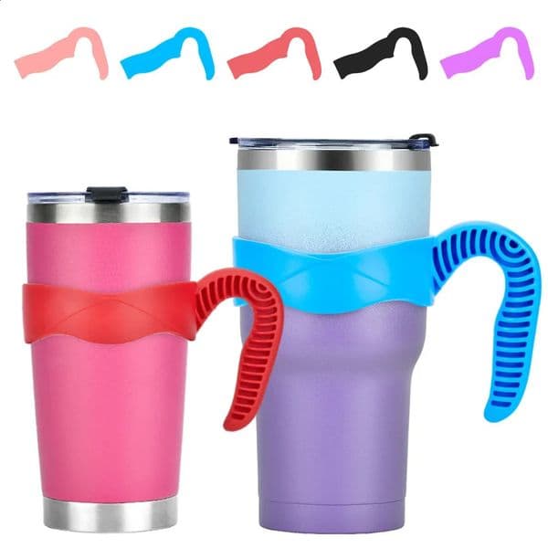 20/30oz Tumbler Handle Stainless Steel Insulated Bottles Accessories Replace Thermos Bottle Drinkware Holder 250429