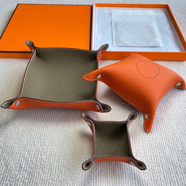 Jewelry Box Designer Jewelry Box Storage Tray Genuine Leather Boxes Key Stationery Fashion Jewelry Valuable Items Stained Complete Set L260522
