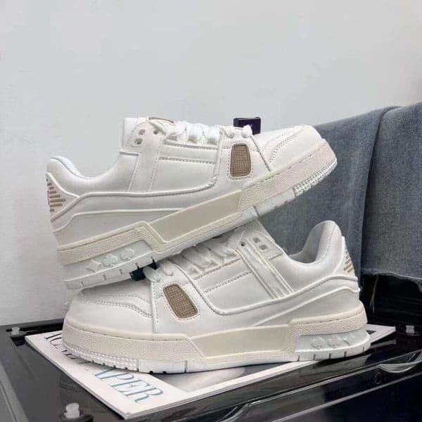 Designer Casual Shoes Women Men Sneakers Leather Scarpe Fashion Womens Mens Trainers Breathable Mesh Shoe Classic Trainer Sneaker Outdoor Sports