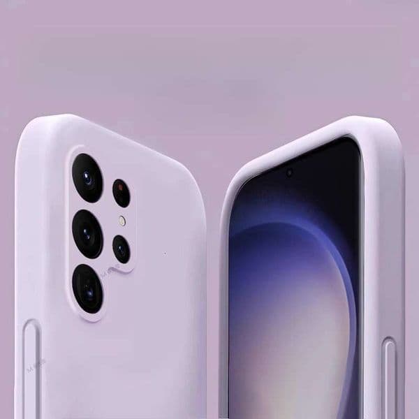 Suitable for S24Ultra phone s24 new liquid silicone protective case, S23+ full coverage, anti-drop and high-end feel