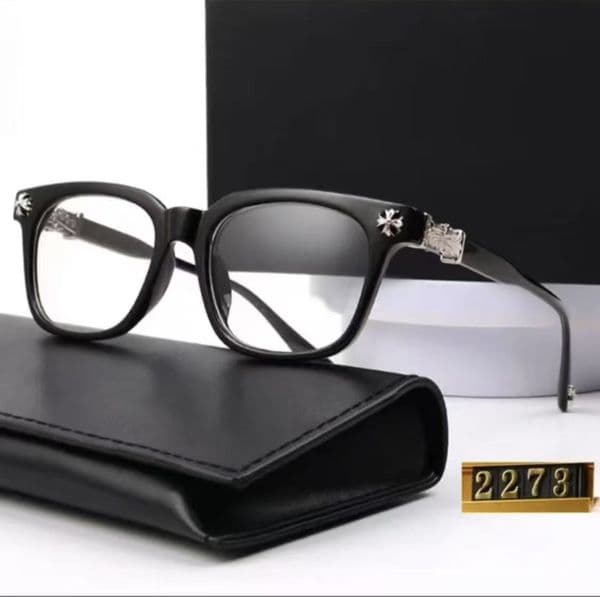 Chrome Cross Luxury Designer Glasses Sunglasses For Women glasses Frames Men Fashion Plate Eyeglass with box