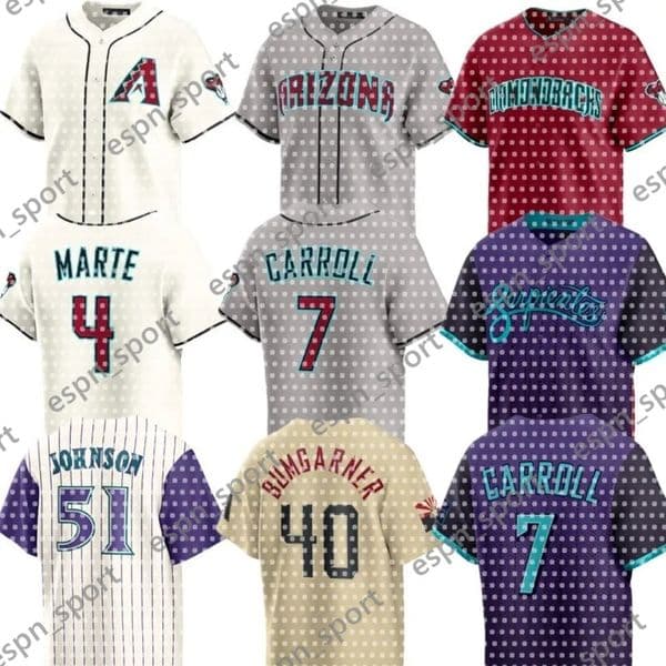 Men Women Kids City Diamondbacks Baseball Jersey Randy 51 Johnson 53 Christian Walker 7 Corbin Carroll 12 Lourdes Gurriel Jr. 4 Ketel Marte 23 Zac Gallen Luis Gonzalez