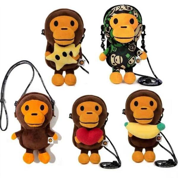 2026 New Mobile Milonkey Phone Shoder Bag Holding Bana Kayi Plush Doll Gift C251107 Free Shipping C