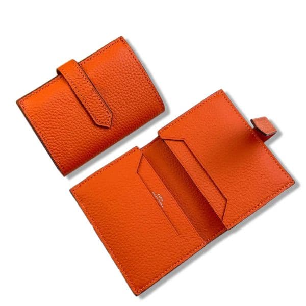 Leather Designer Card Holder Men Womens Luxury Folding Small Wallet Business Card Holder Coin Purse Fashion Designer Wallet