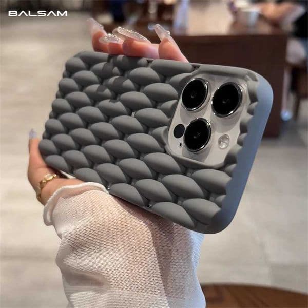 Solid Color Heat Dissipation Breathable Mesh Case For iPhone 16 15 14 13 12 11 Pro Max XS Max XR 7 8 Plus SE Soft Silicone Cover T250508