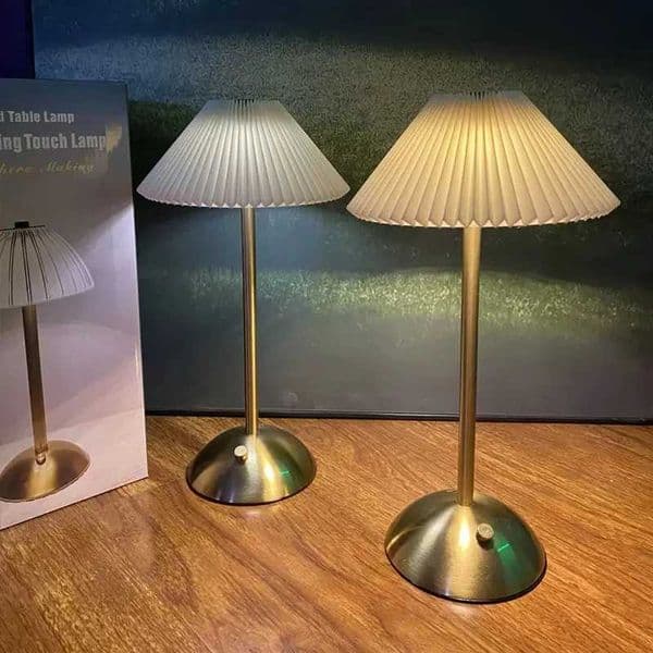 Nordic Table Lamp Art atmospheric lamp rechargeable desk lamp touch reading lamp bedroom night light home decoration Z250508