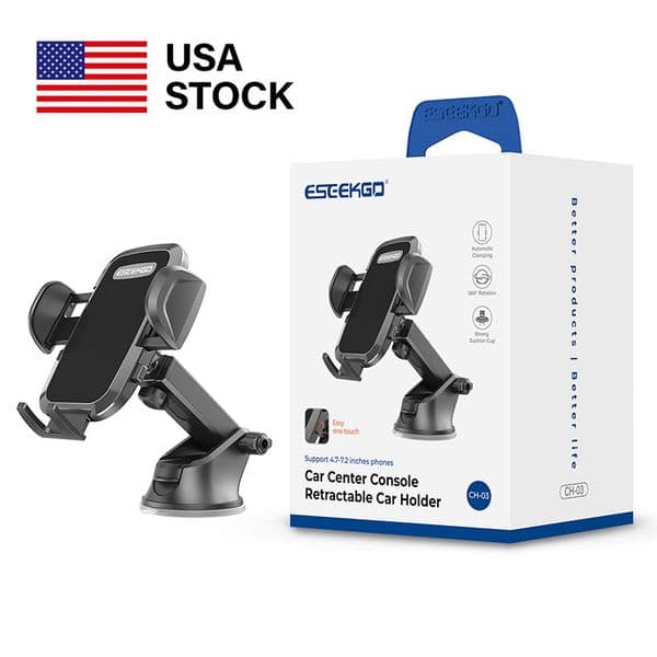 USA STOCK ESEEKGO CH-03 Universal Dashboard Car Holder With Retail Package ship in 2 days