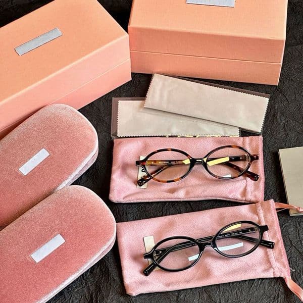 Small Oval Retro Y2K Luxury Designer UV400 Sunglasses Fashion Nerd Style Eyeglasses For Women Men Euro American Trend Outdoor Daily Casual Matching Glasses